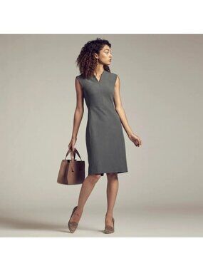 MM Lafleur The Aditi 2.0 Charcoal Midi Dress 6